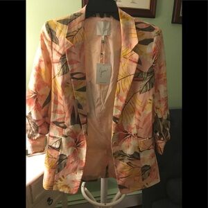 Joie linen suit size 4